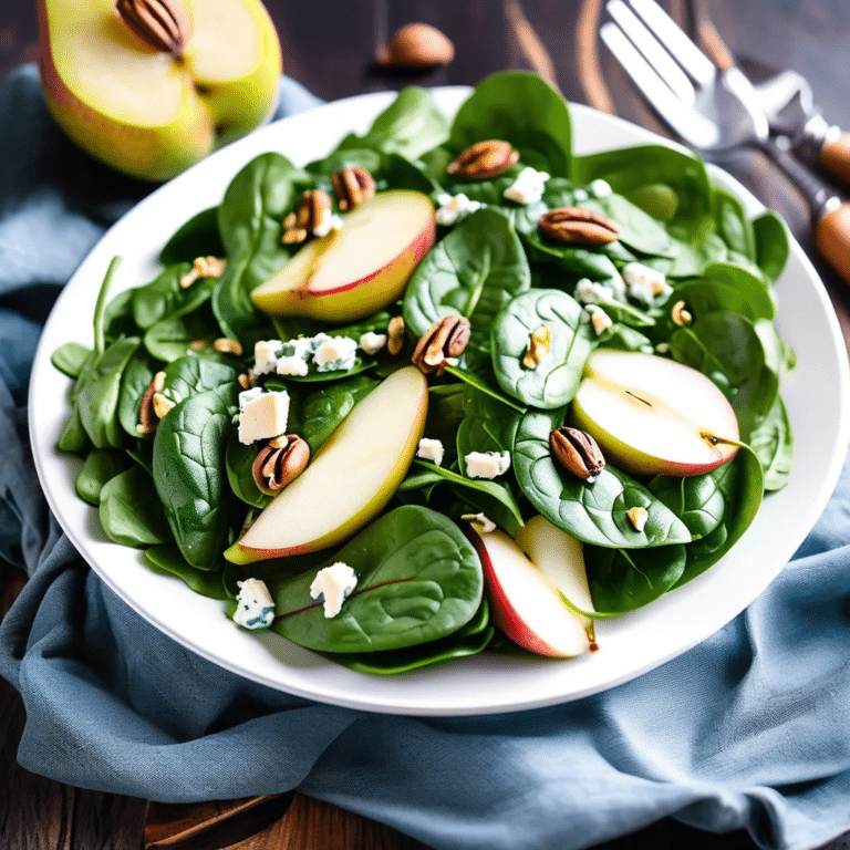 Spinach Pear Salad