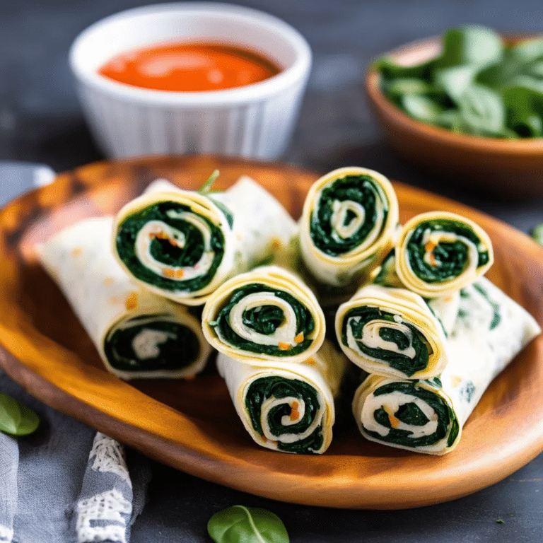 Spinach Roll-Ups