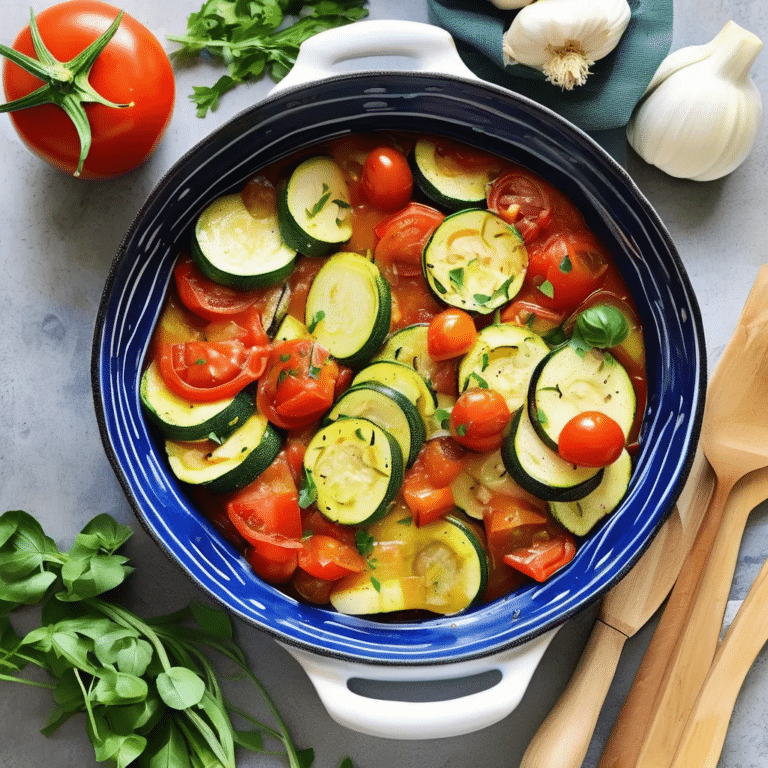 Stewed Zucchini and Tomatoes