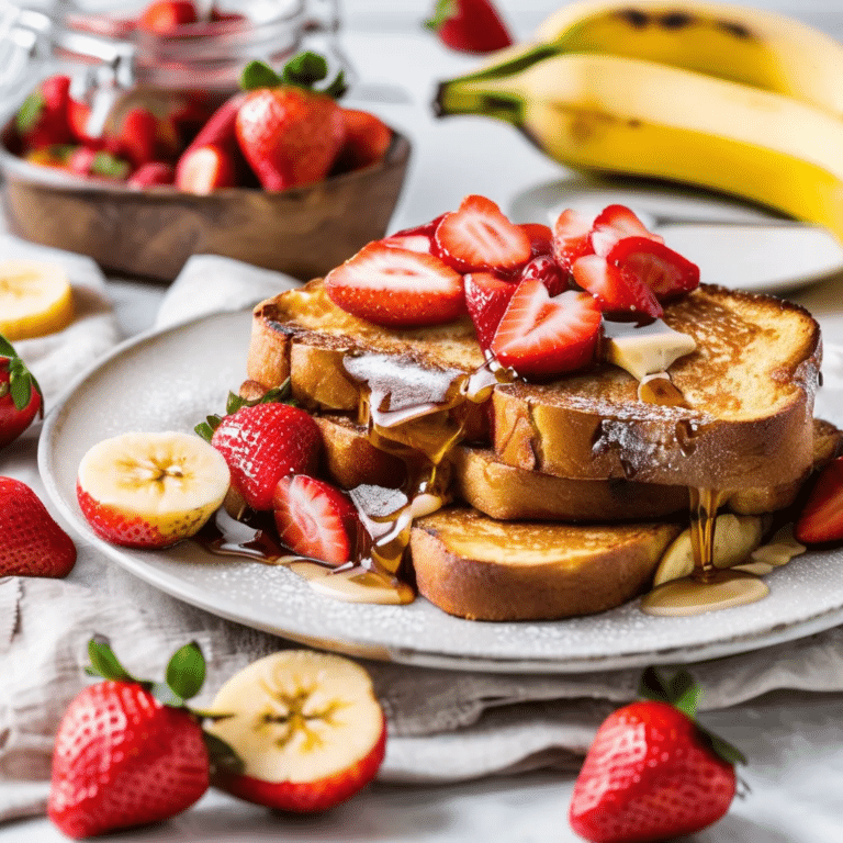 Strawberry-Banana French Toast