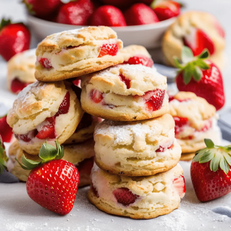 Strawberry Biscuits