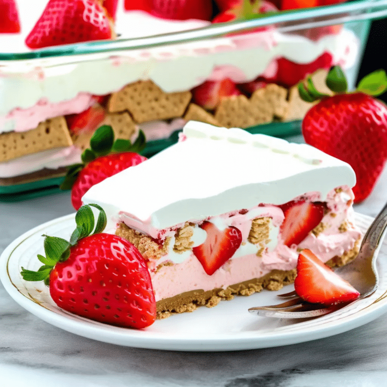Strawberry Graham Dessert