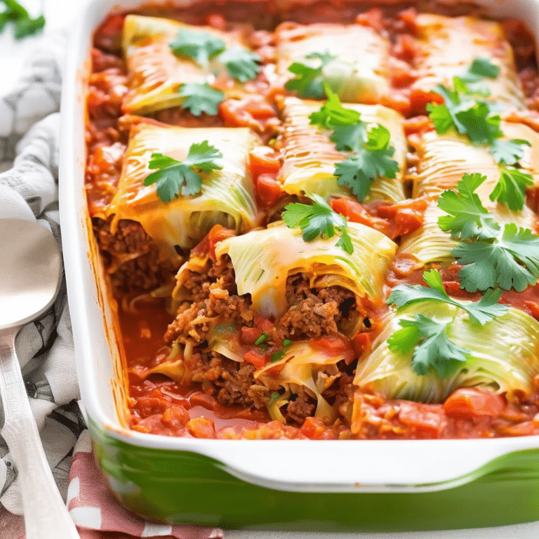 Stuffed Cabbage Casserole