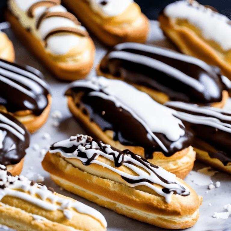 Sugar-free Chocolate Eclairs