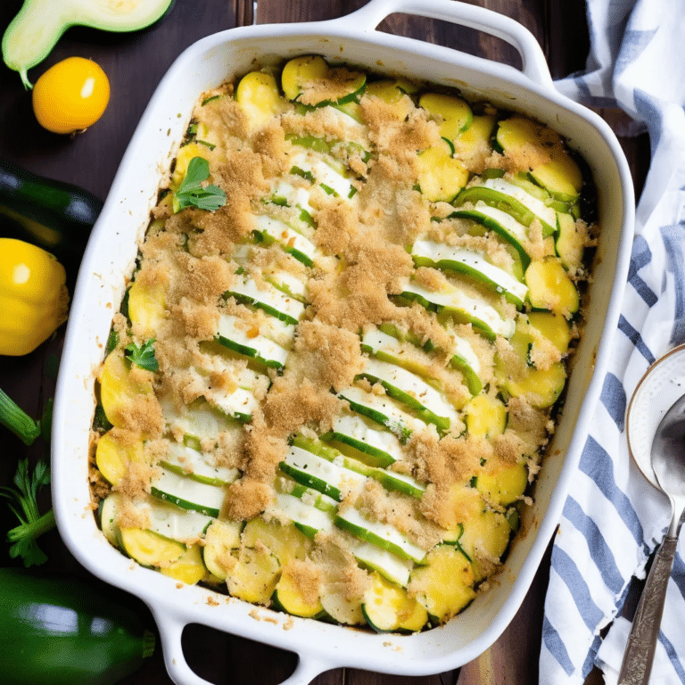 Summer Squash Gratin
