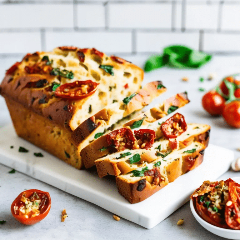Sun-Dried Tomato Garlic Bread