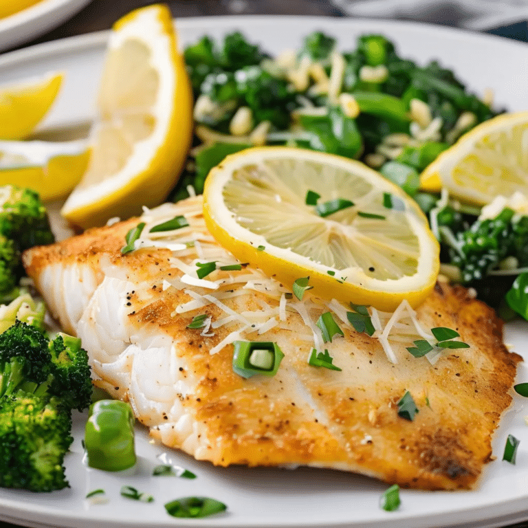 Tangy Parmesan Tilapia