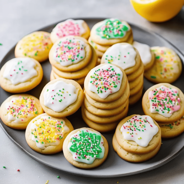 Tender Italian Sugar Cookies
