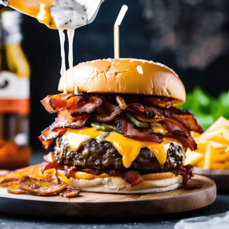 The Ultimate Bacon Cheeseburger