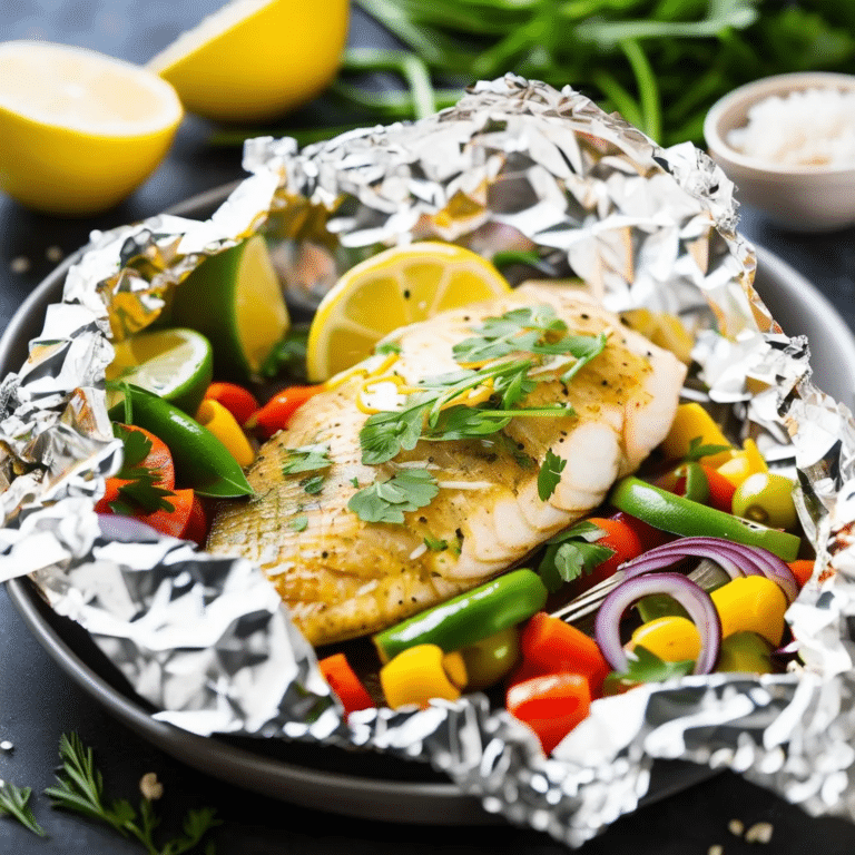 Tilapia Foil Packets