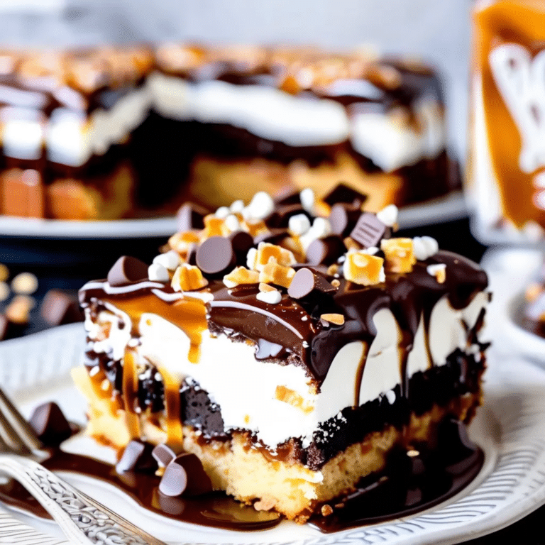 Toffee Poke Cake
