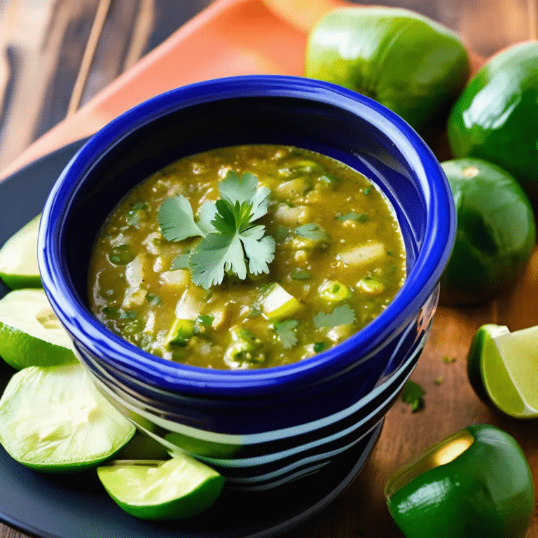 Tomatillo Salsa Verde