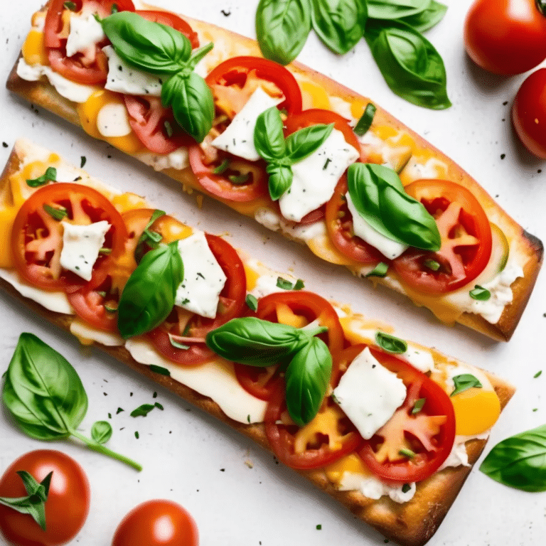 Tomato Baguette Pizza