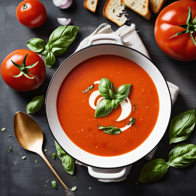 Tomato Basil Soup