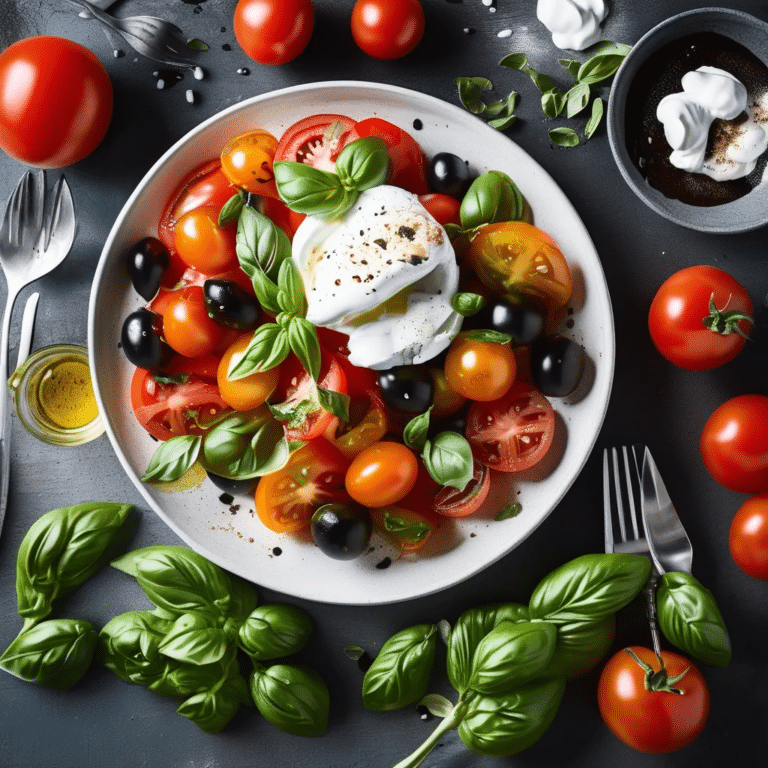 Tomato Burrata Salad