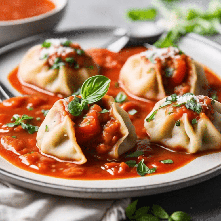 Tomato Dumplings
