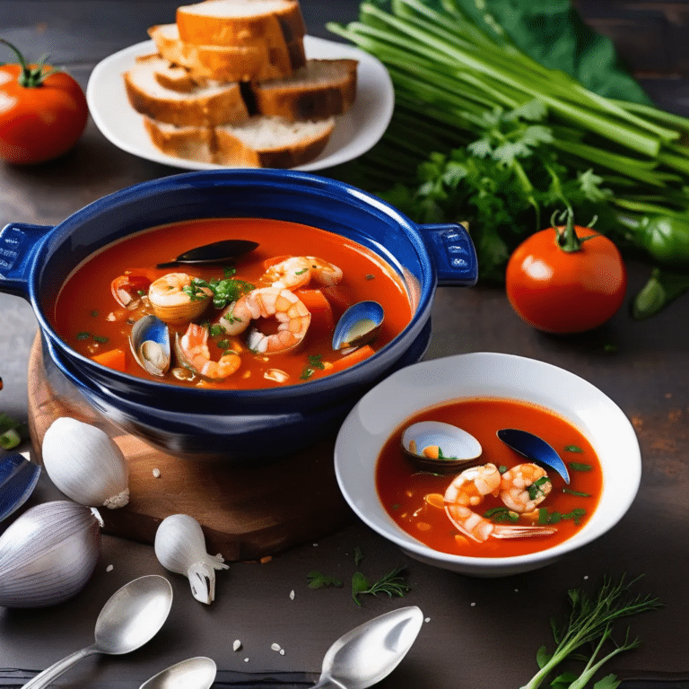Tomato Seafood Soup