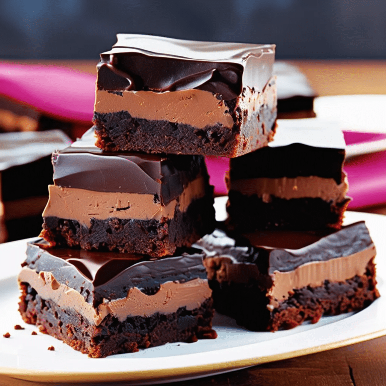 Triple-Tier Brownies