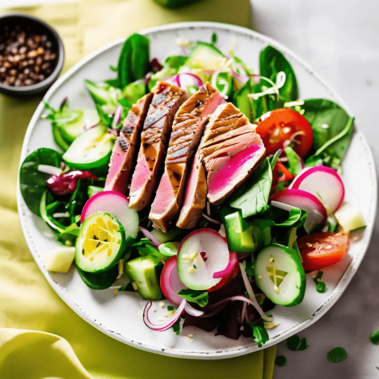 Tuna Steak Salad