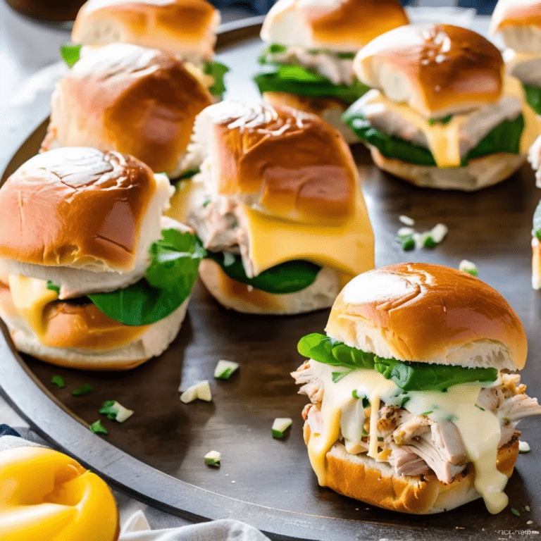Turkey And Cheese Sliders