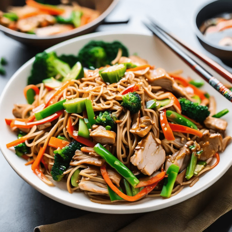 Turkey Lo Mein
