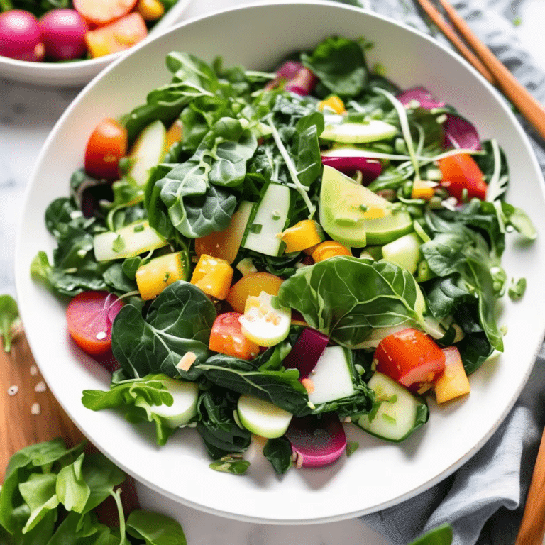 Turnip Greens Salad
