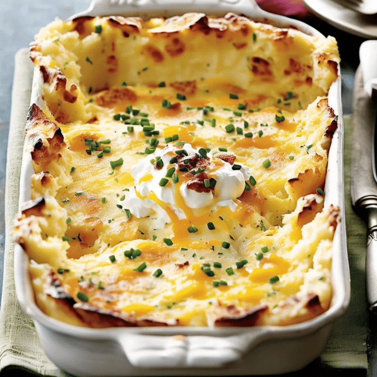 Twice-Baked Mashed Potatoes