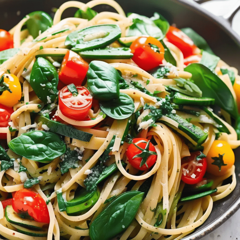 Vegetarian Linguine