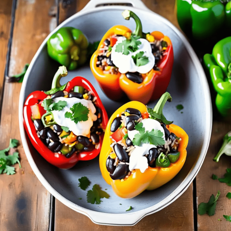 Vegetarian Stuffed Peppers