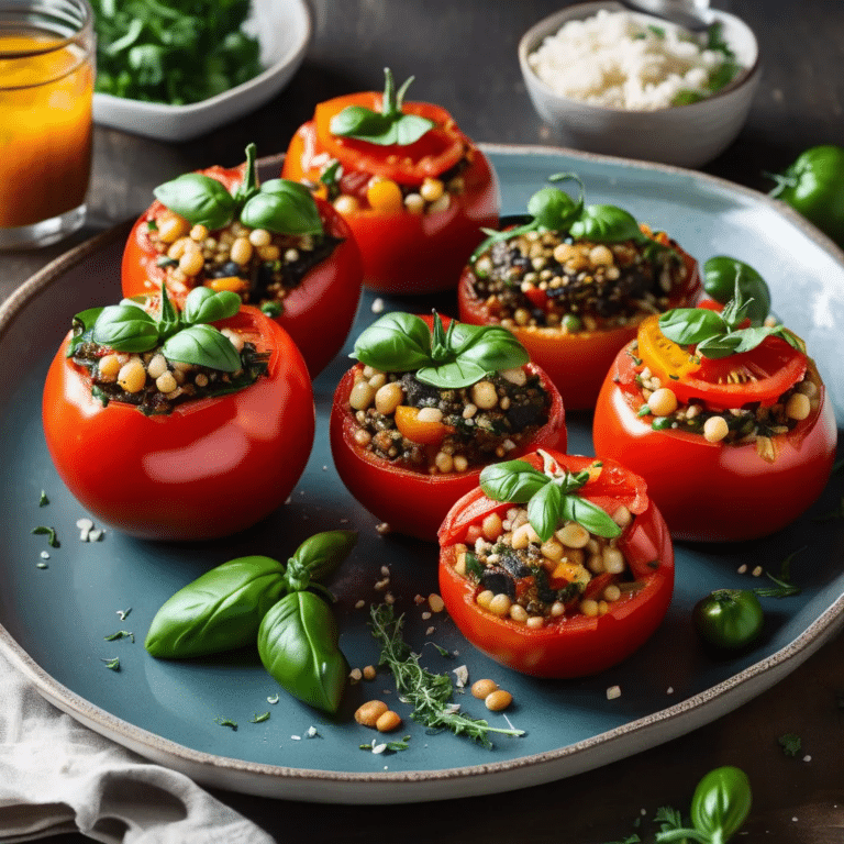 Veggie-Stuffed Tomatoes
