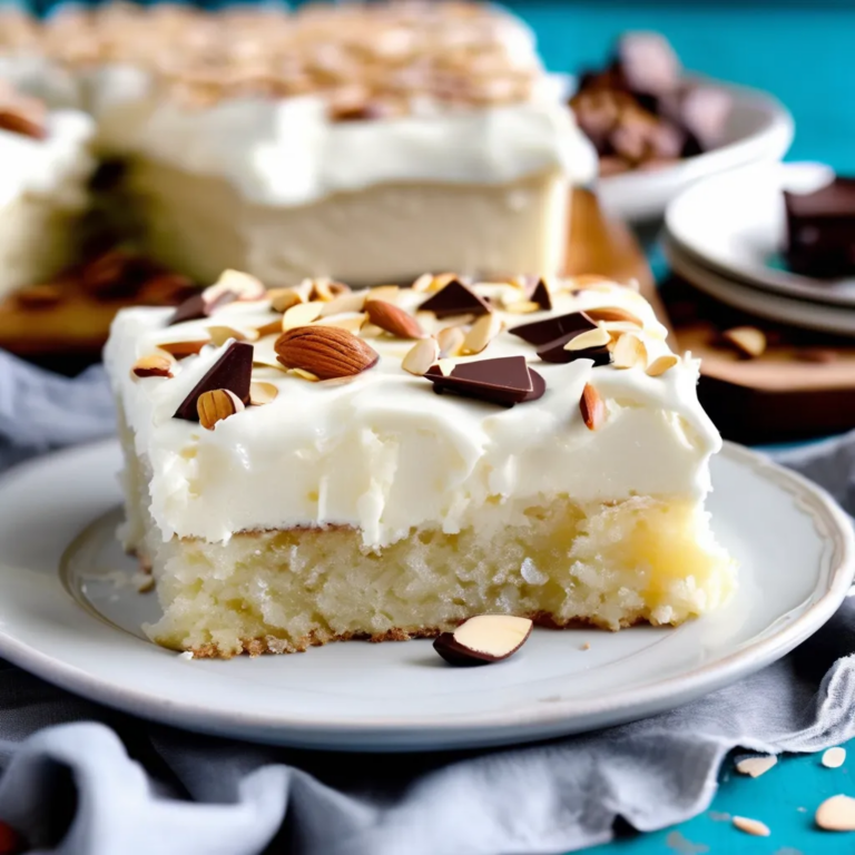 White Texas Sheet Cake