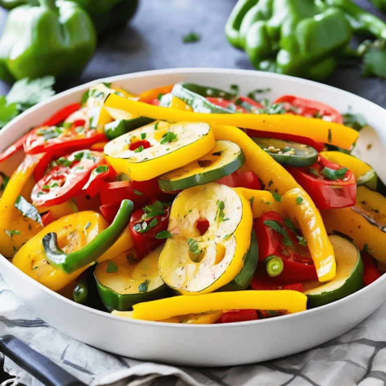 Yellow Squash And Peppers