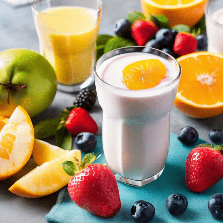 Yogurt Breakfast Drink