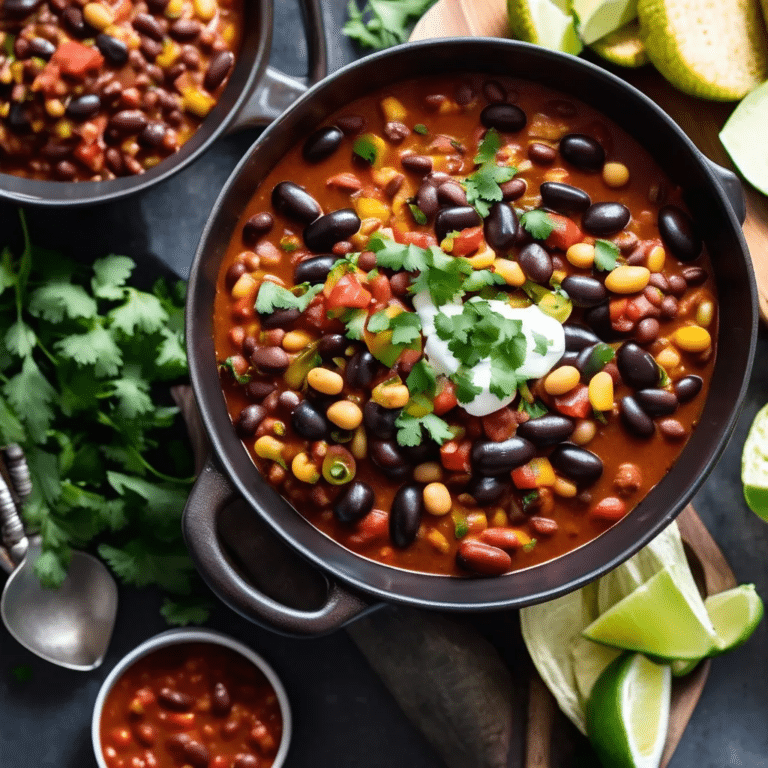 Zippy Three-Bean Chili