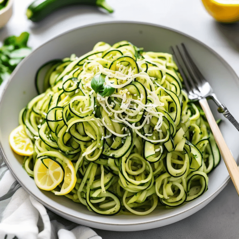 Zippy Zucchini Pasta