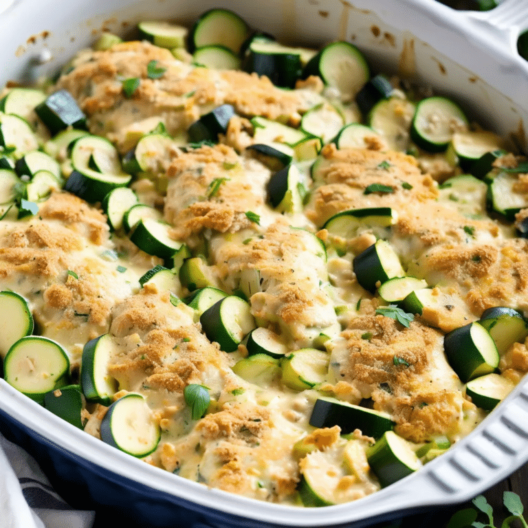 Zucchini Chicken Casserole
