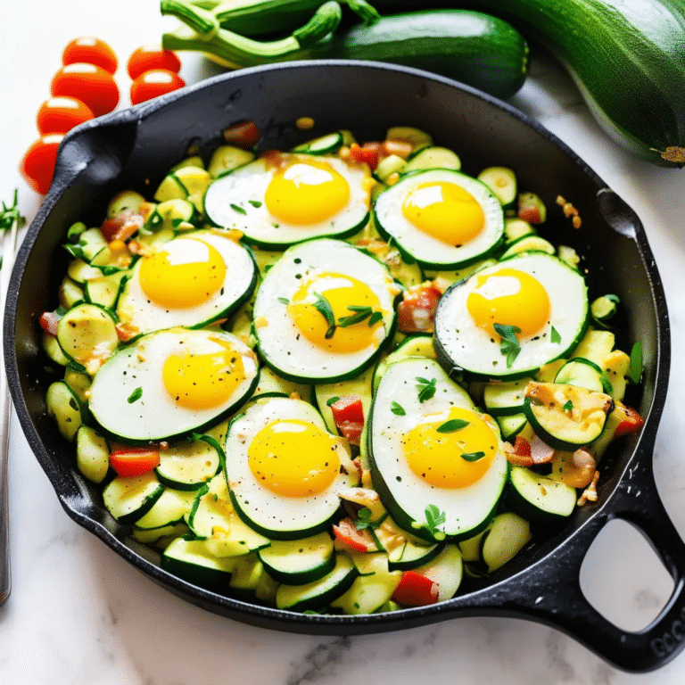 Zucchini Egg Skillet