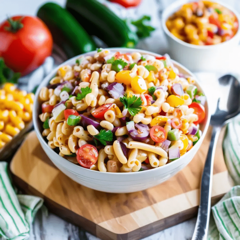 Barbecue Macaroni Salad