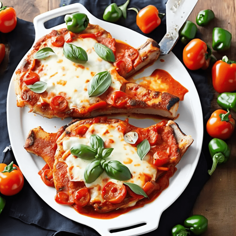 Pizza Pork Chops