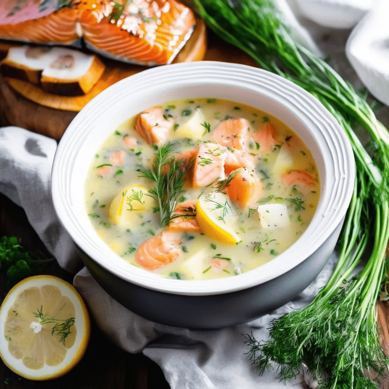 Salmon Dill Soup