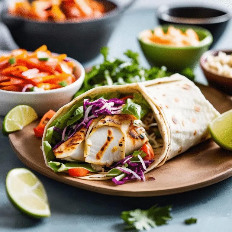 Tilapia Wraps