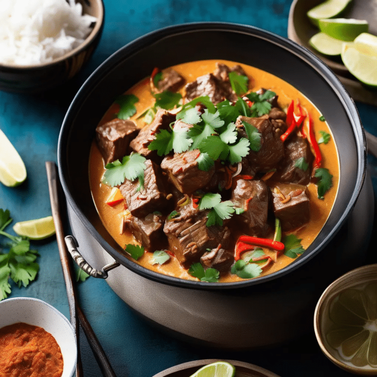 Thai Coconut Beef