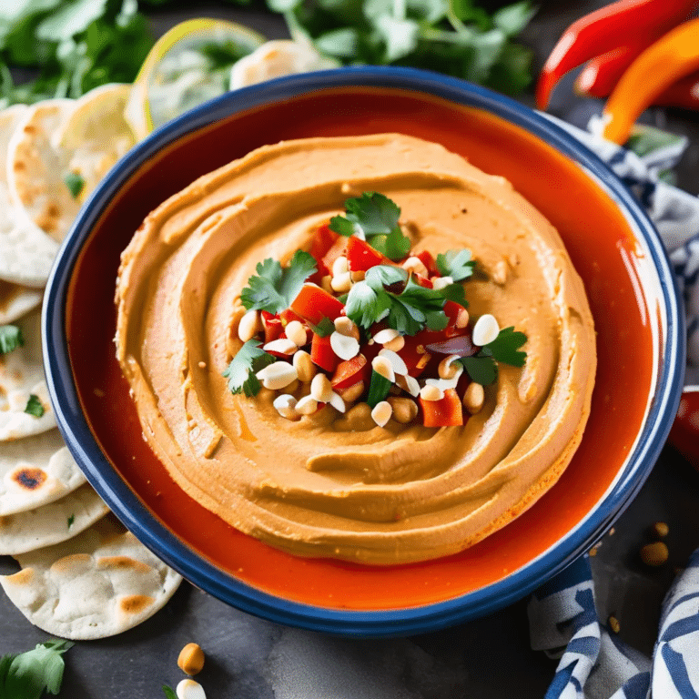 Roasted Red Pepper Hummus