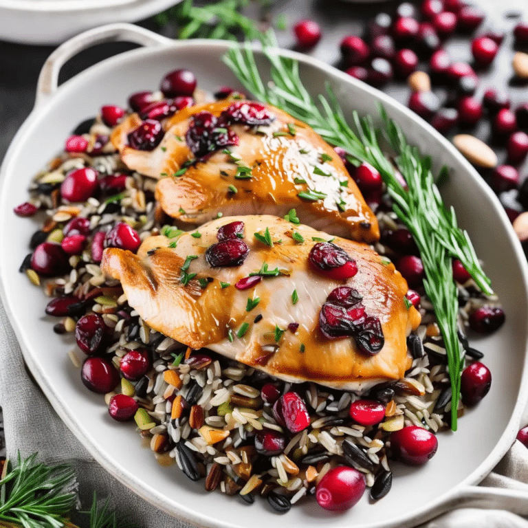 Cranberry Chicken And Wild Rice