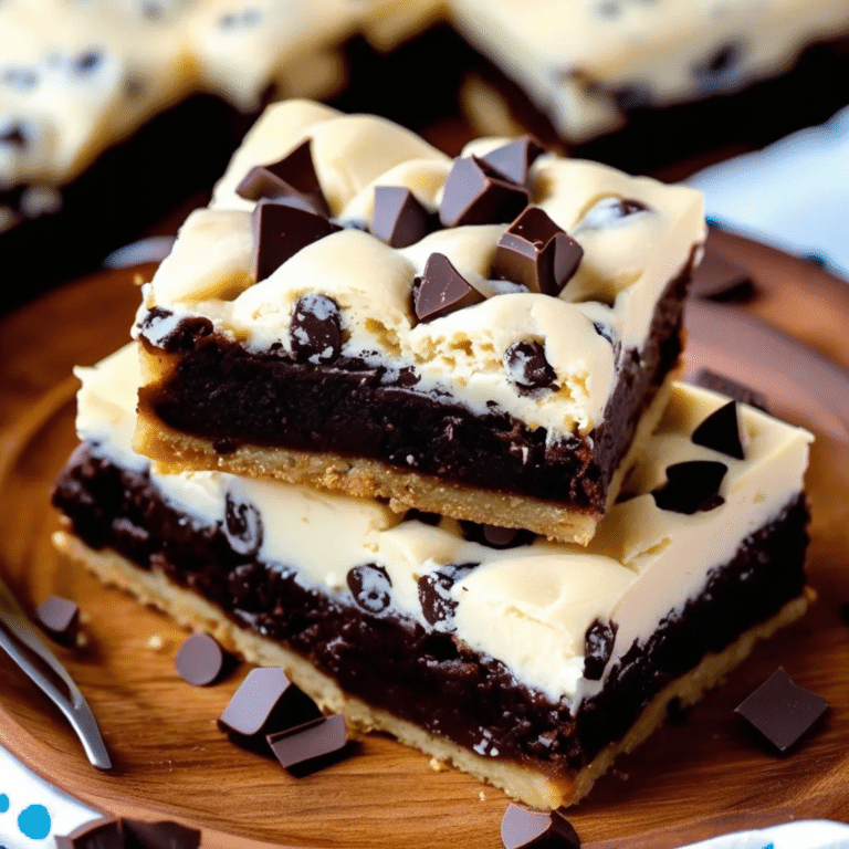 Chocolate Chip Cream Cheese Bars
