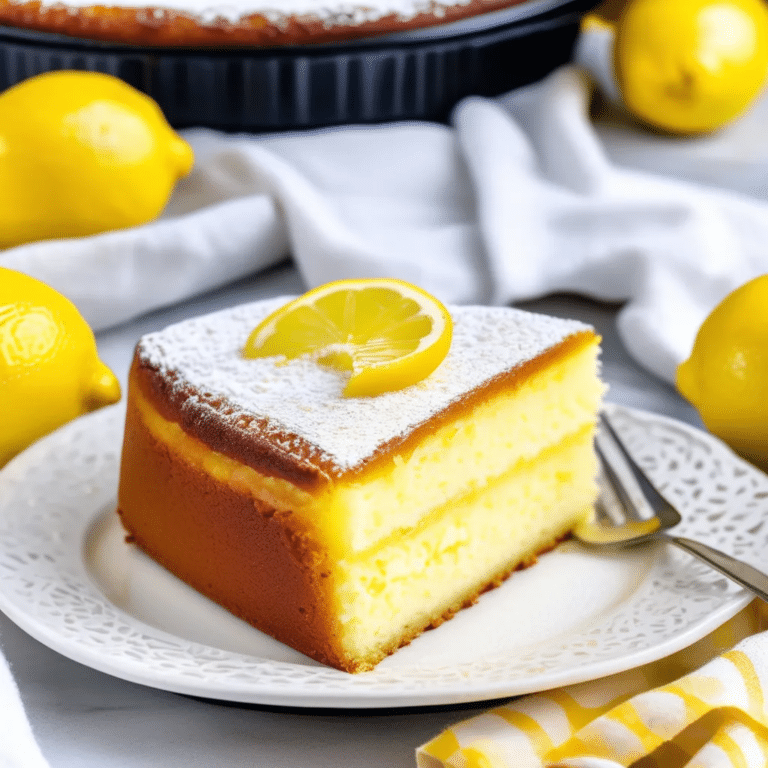 Lemon Custard Cake