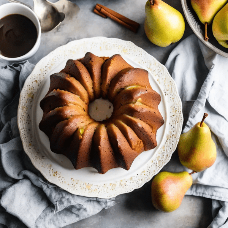 Pear Bundt Cake