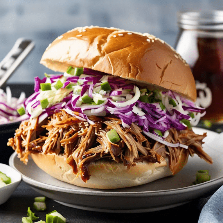 Sesame Pulled Pork Sandwiches
