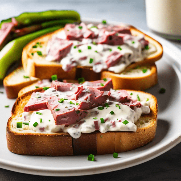 Chipped Beef On Toast