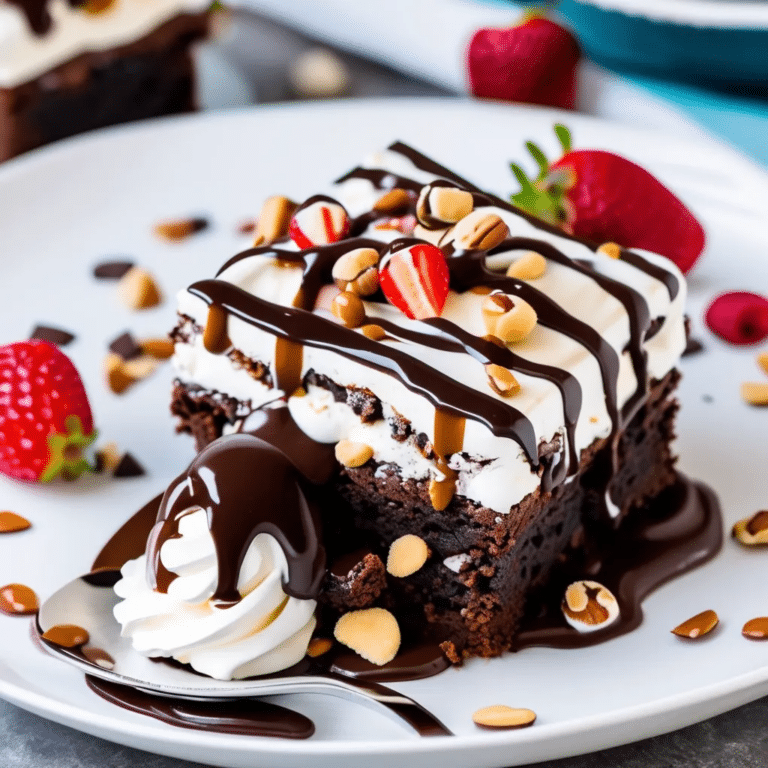 Brownie Sundae